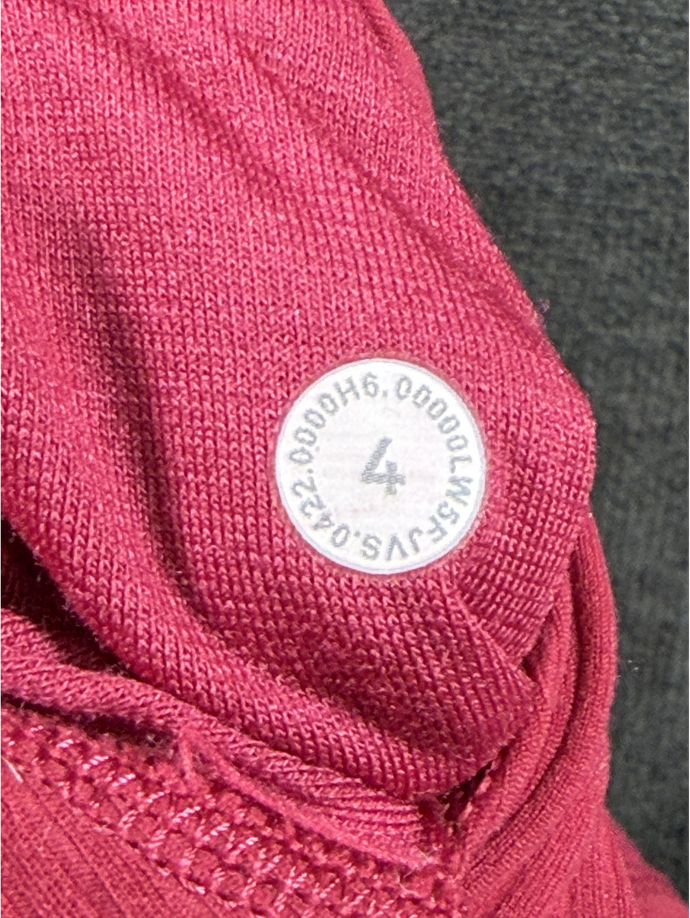 Lululemon Align Ribbed High-Rise Leggings Raspberry, Size 4 - Picture 5 of 6